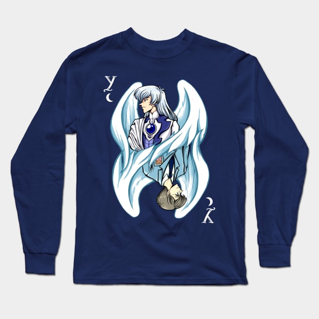 Yue and Yukito Poker Card Long Sleeve T-Shirt by judechelfiearts